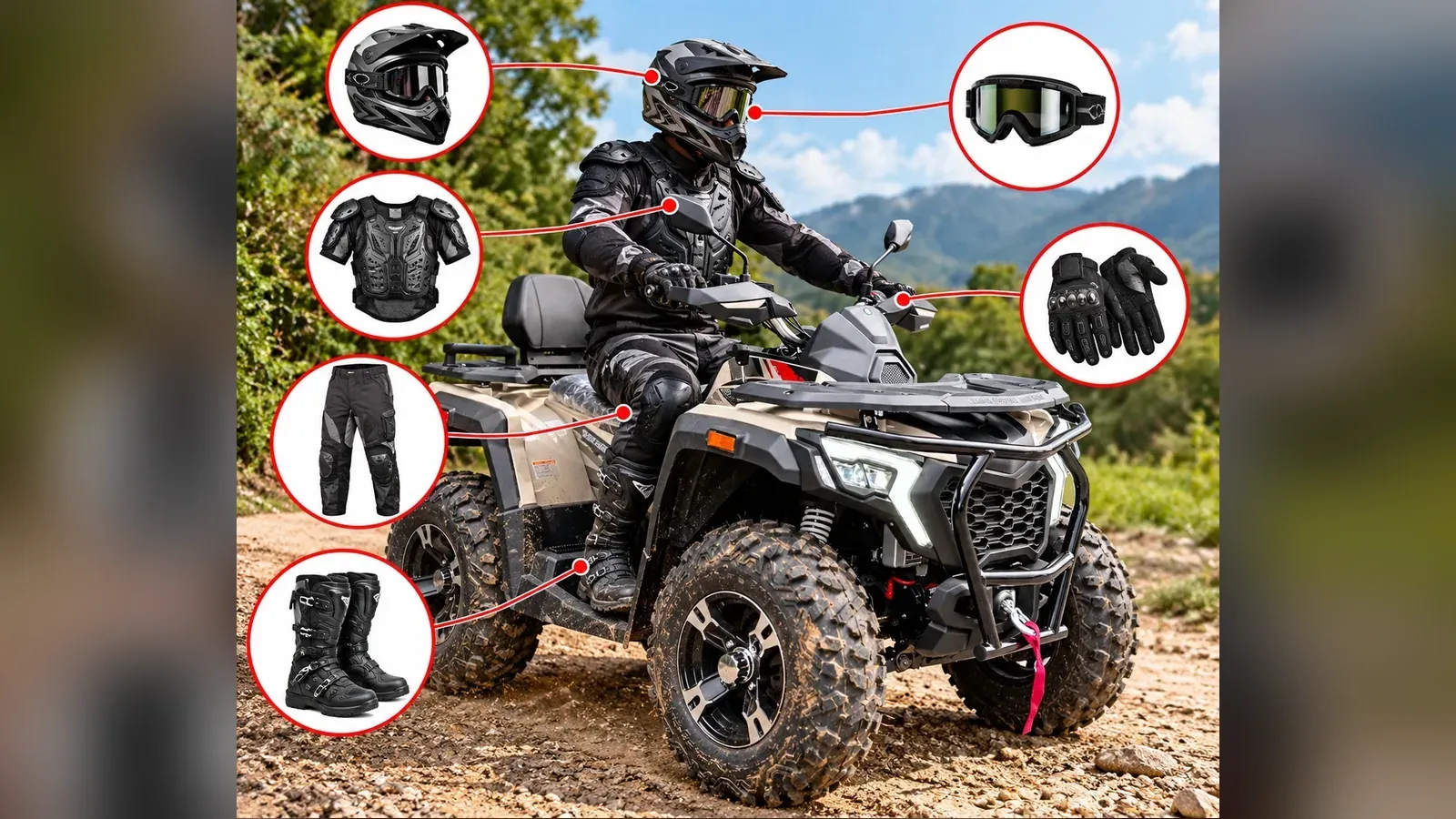 Equipo de seguridad para cuatrimoto: qué necesitas de verdad